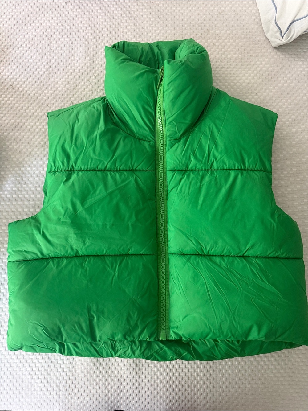 Bright Green Puffer Vest